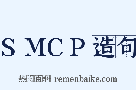 SMCP造句是什么意思的图片